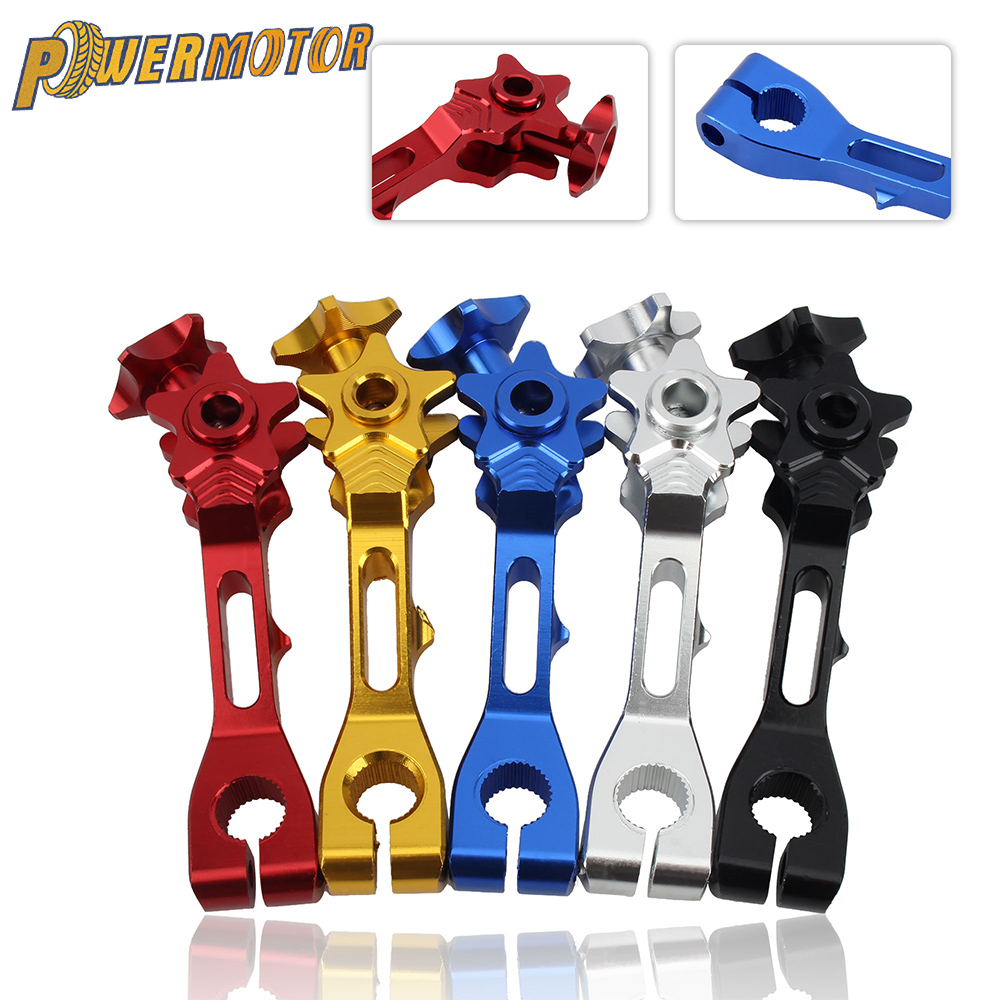 Drag Chain Cnc - Motorrad-Hinterradbremshebel, verstellbarer Spannhebel, CNC-Aluminium, für Honda,