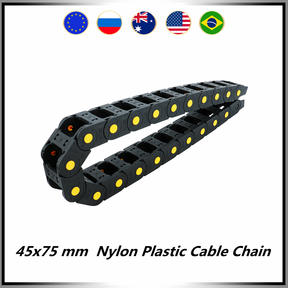 Drag Chain Cnc - 45x75 mm 45*75 mm Nylon-Mochine-Schleppkette Kunststoff-Kabelkette