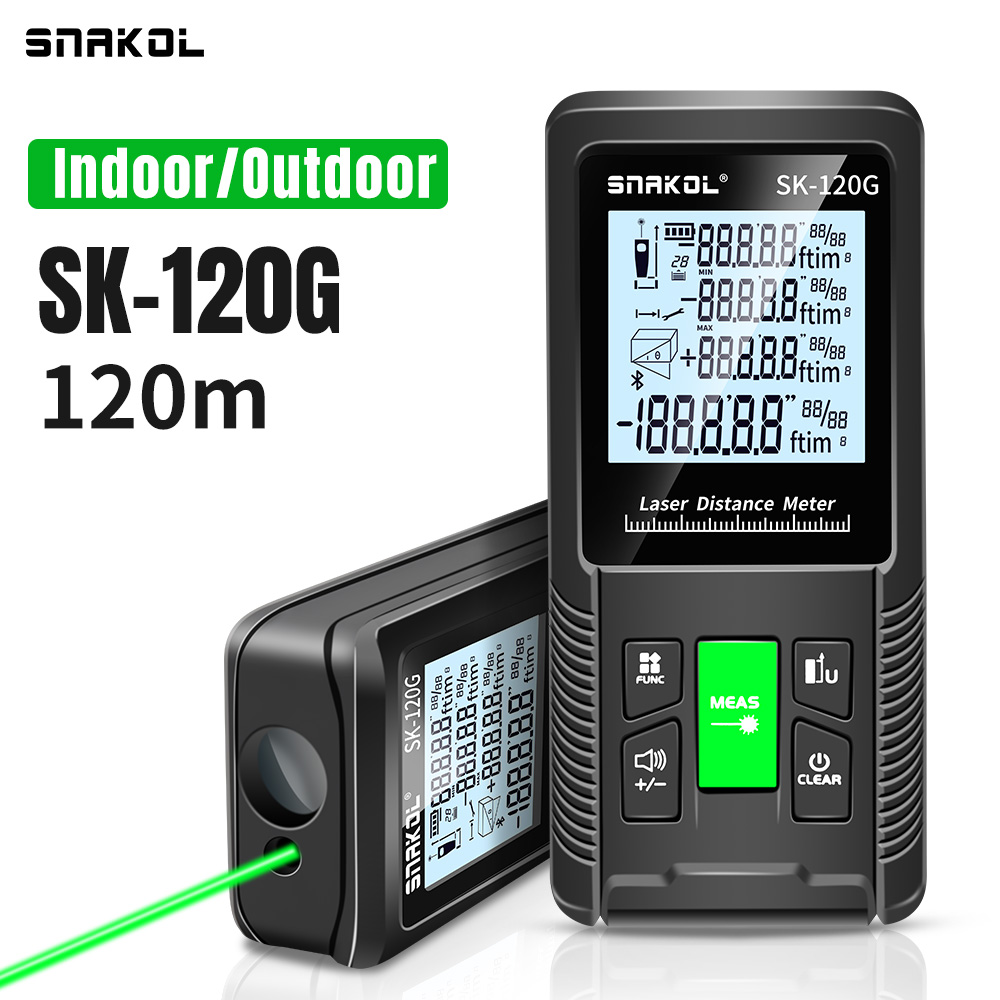 Industrial Laser Distance Sensor - SNAKOL 3-in-1 Hochpräziser Laser-Entfernungsmesser, 40-200m Digitaler
