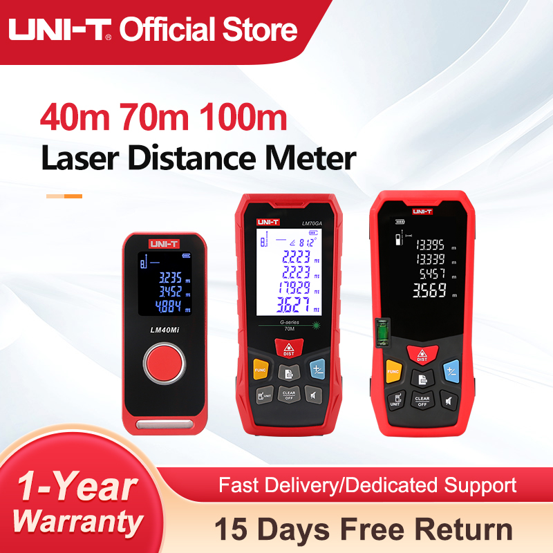 Industrial Laser Distance Sensor - UNI-T Laser-Entfernungsmesser 40m 60m 70m 100m