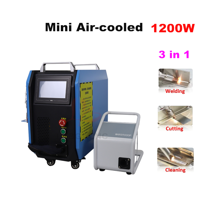 Industrial Laser Cleaner - Luftgekühlte Handgeführte Laserschweißmaschine 800W 1200W 3-in-1