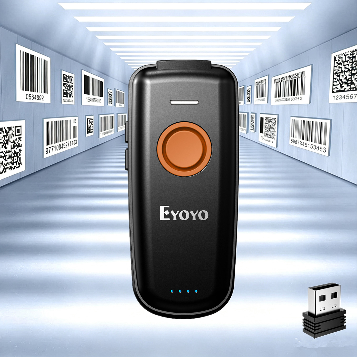 EYOYO Mini-Barcode-Scanner 1D  – Industrial Laser Beam Bewertung und Preis