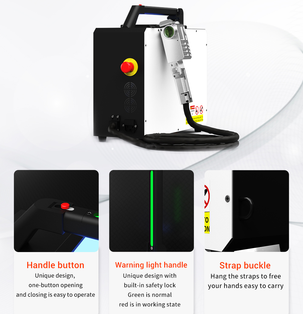 Neue 100W Handgehaltene Mini T – Portable Laser Rust Removal Bewertung und Preis