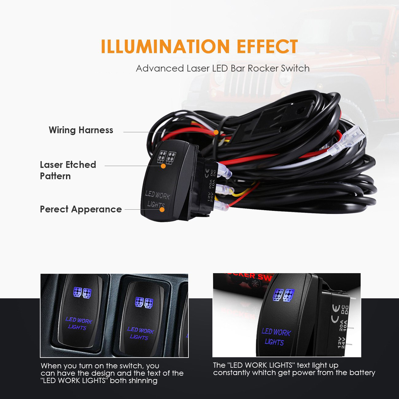 LED-Lichtleisten-Kabelbaum-Kit – Industrial Laser Beam Bewertung und Preis