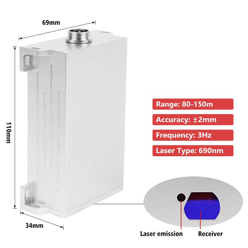 NEUER IP67 Tunnel-Vermessungs- – Industrial Laser Distance Sensor Bewertung und Preis