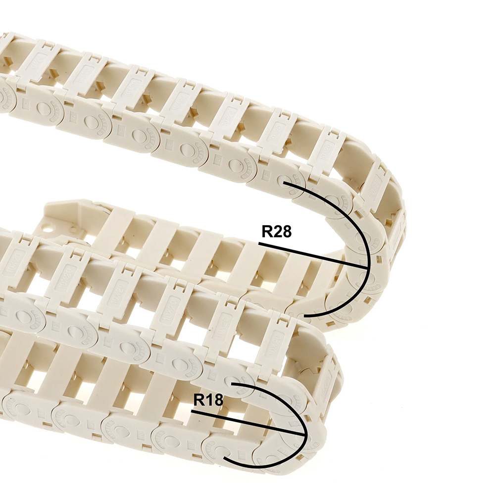 Kande pa66 weiß offen Typ Schl – Drag Chain Cnc Bewertung und Preis