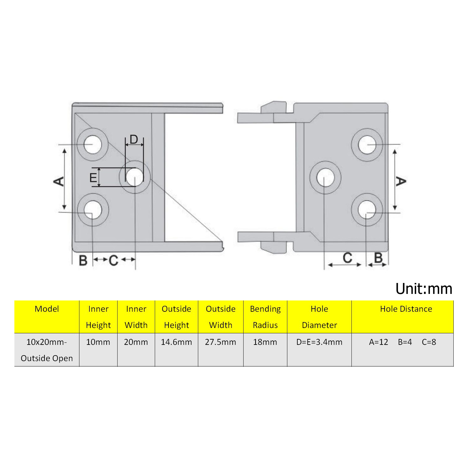 10 x 20 mm Schleppkettenlänge, – Drag Chain Cnc Bewertung und Preis