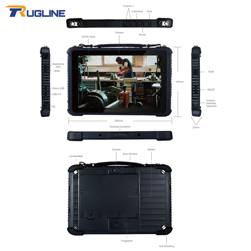 RUGLINE Windows 11 8G + 128G R – Industrial Laser Light Bewertung und Preis