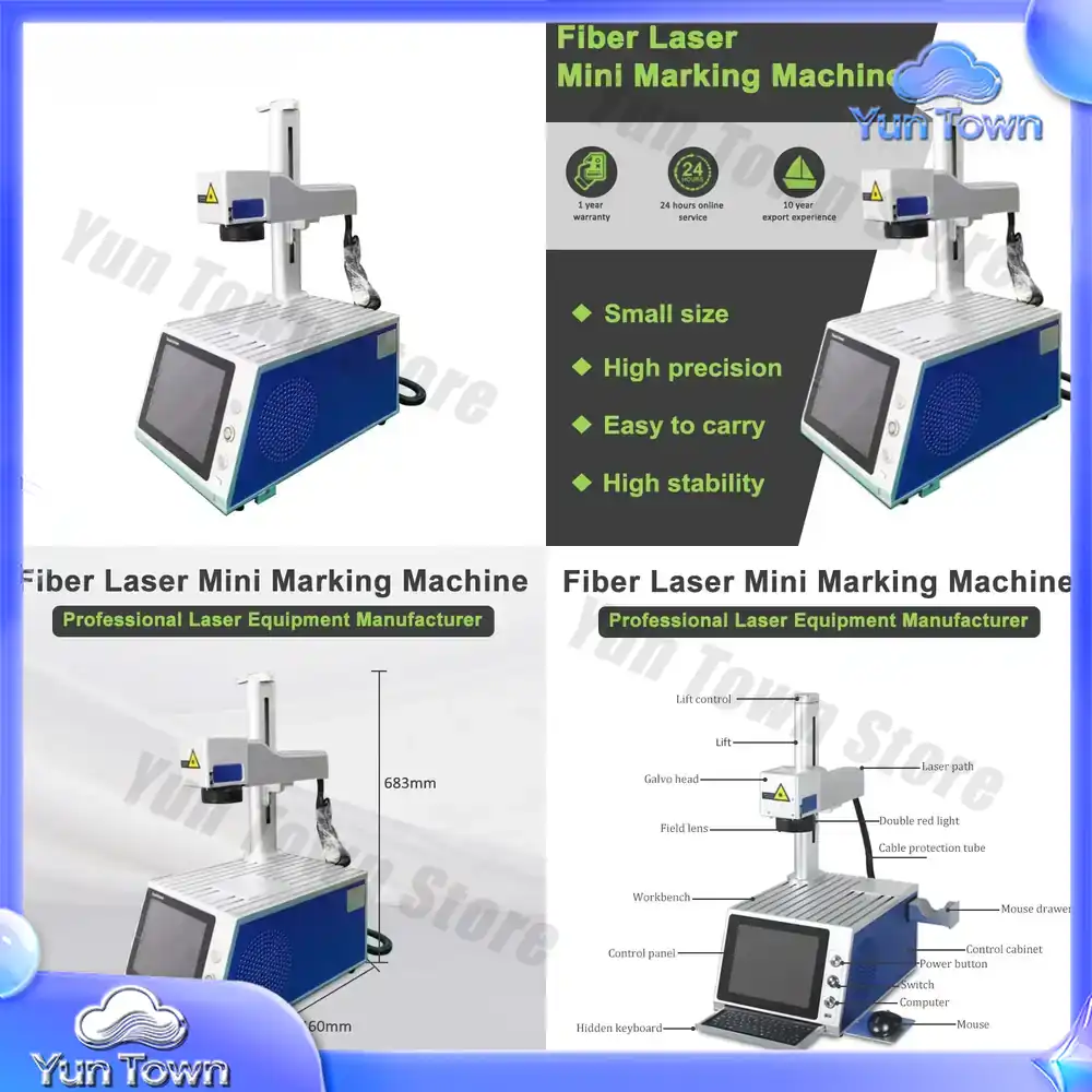 Faserlaser-Markiermaschine 100 – Industrial Laser Marking Machine Bewertung und Preis