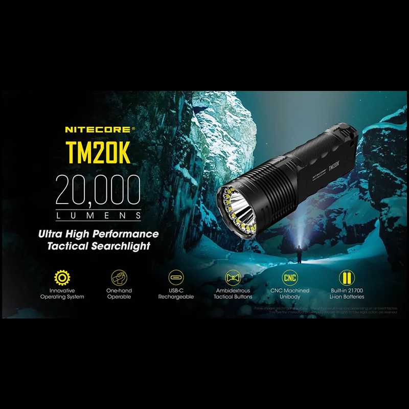 NITECORE TM20K 20000 Lumen Tak – Honeycomb Laser Bed Bewertung und Preis